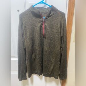 Lululemon Metal Vent Tech 1/2 Zip Pullover 2.0 - Olive Green